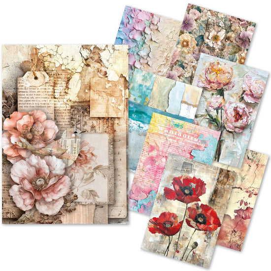 Ciao Bella A5 Tissue Paper Set – 24 Sheets - Wild Blossom