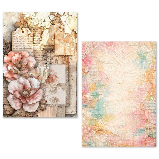 Ciao Bella A5 Tissue Paper Set – 24 Sheets - Wild Blossom