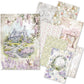 Ciao Bella Rice Paper A5 MIXED 8/Pkg Secret Garden