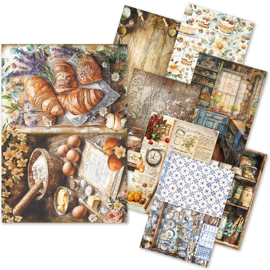 Ciao Bella Rice Paper A5 MIXED 8/Pkg Cookbook