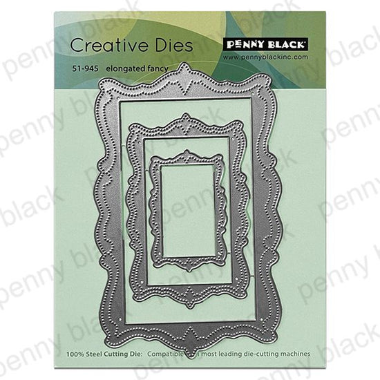 Penny Black Elongated Frame (metal dies)
