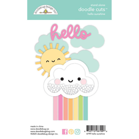 Doodlebug Doodle Cuts Dies Hello Sunshine Butterfly Kisses