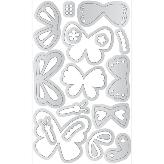 Doodlebug Doodle Cuts Dies Flutterbies Butterfly Kisses