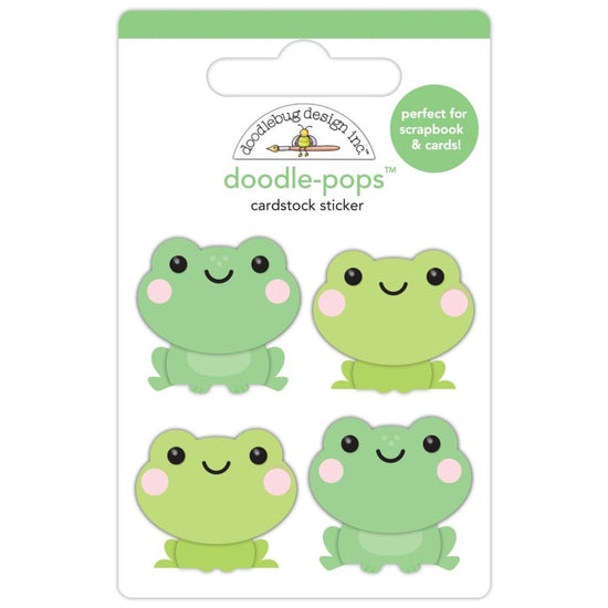 Doodlebug Doodle-Pops 3D Stickers Hoppy to see you, Butterfly Kisses