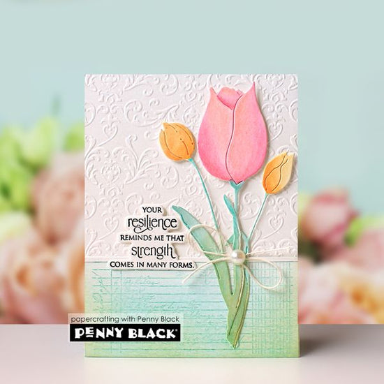 Penny Black Resiliant Beliefs cut out (metal dies)