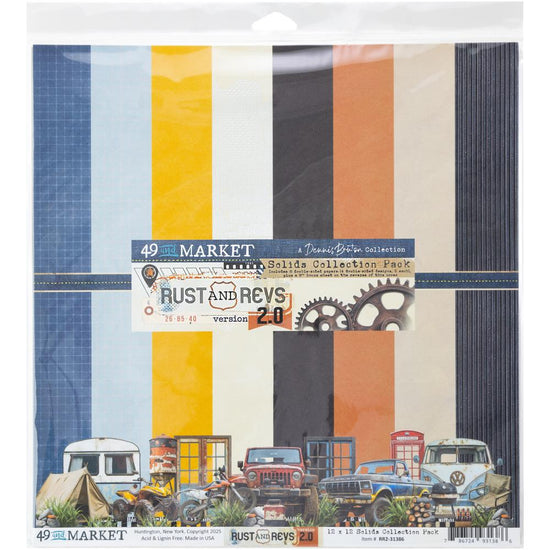 49 And Market Collection Pack 12"X12" Rust and Revs 2.0 Solids