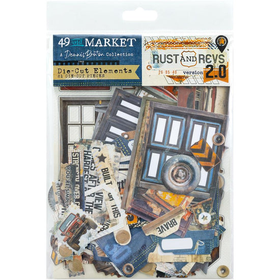 49 And Market Die-Cut Elements Rust and Revs 2.0