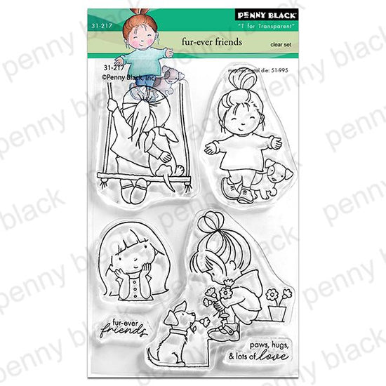 Penny Black Fur-Ever Friends (clear stamps)