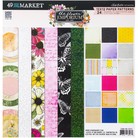 49 And Market 12"X12" Paper Pad The Flower Emporium