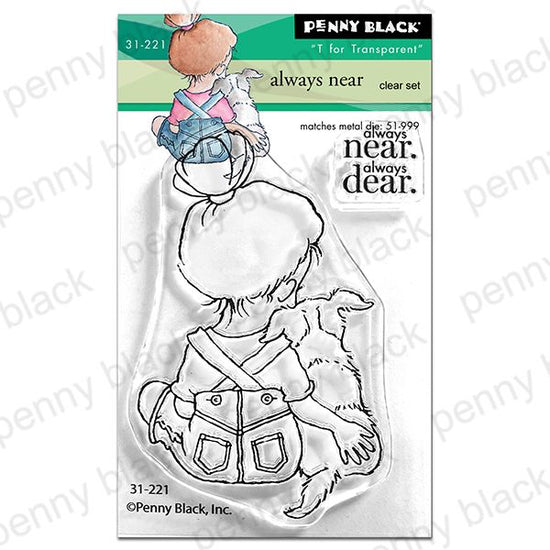 Penny Black Always Near (clear stamps)