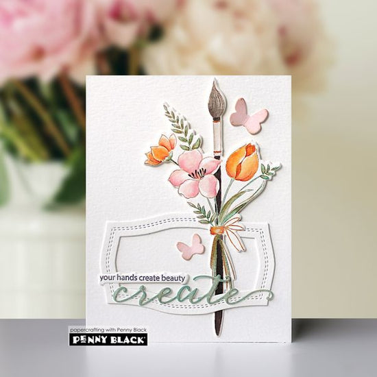 Penny Black Create Beauty cut out (metal dies)