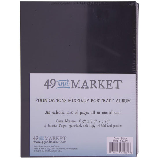 49 & Market Foundations Mixed Up Album Portrait Black