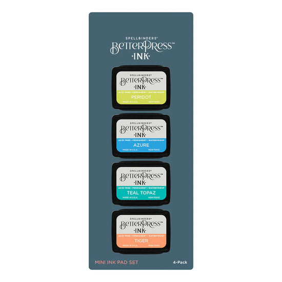 Spellbinders TROPICAL BETTERPRESS INK MINI SET - 4 PACK