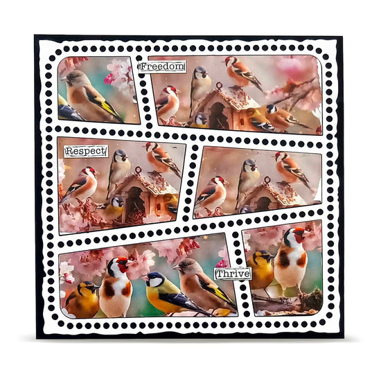 AALL and Create - Layer-It-Up Washi Tape 25mm x 10m - Bird Feast