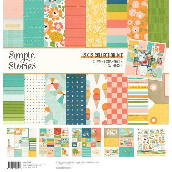 Simple Stories Collection Kit 12"X12" Summer Snapshots