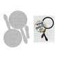 HERO ARTS MAGNIFYING GLASS DIE SET FROM THE CASE CLOSED COLLECTION