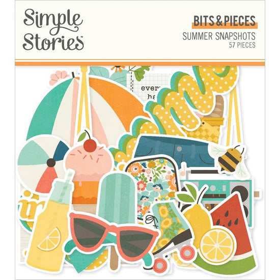 Summer Snapshots Bits & Pieces Die-Cuts 57/Pkg