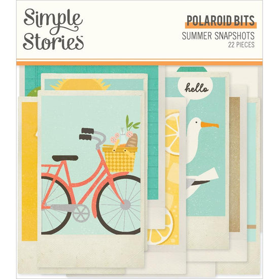 Summer Snapshots Bits & Pieces Die-Cuts 22/Pkg Polaroid