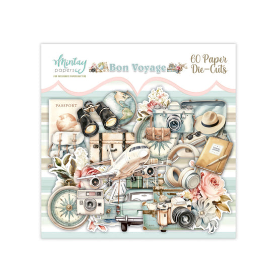 Mintay PAPER DIE-CUTS - BON VOYAGE, 60 PCS