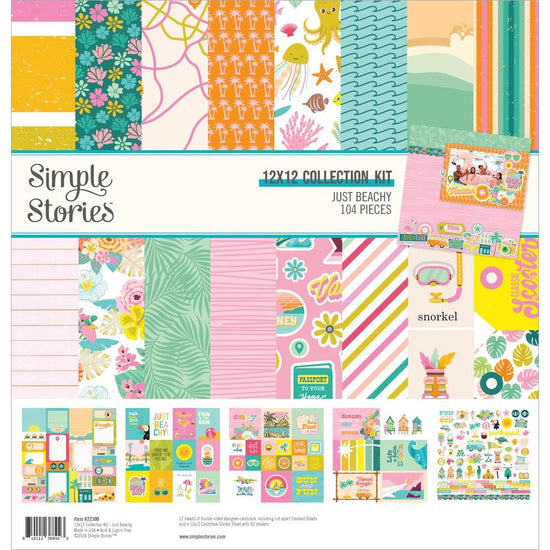 Simple Stories Collection Kit 12"X12" Just Beachy