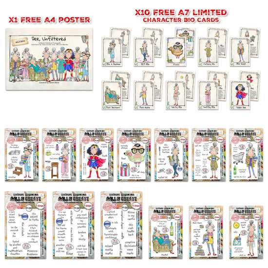 PRE ORDEN AALL and Create - Janet Klein Miss Dee Stamp Bundle