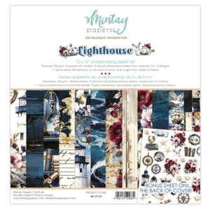 Mintay 12 X 12 PAPER SET - Lighthouse
