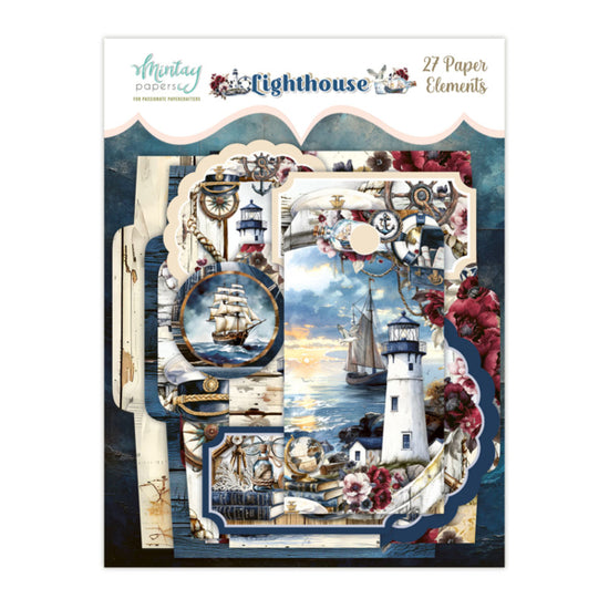 Mintay PAPER ELEMENTS - Lighthouse, 27 PCS