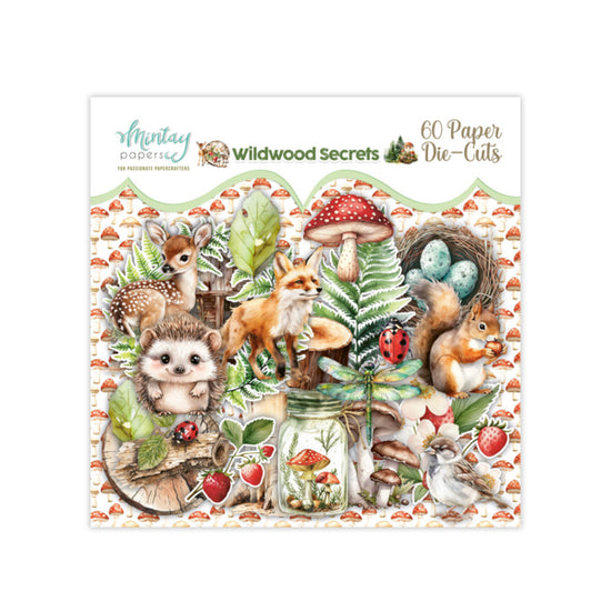 Mintay PAPER DIE-CUTS - WILDWOOD SECRETS, 60 PCS