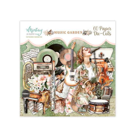 Mintay PAPER DIE-CUTS - Music Garden, 60 PCS