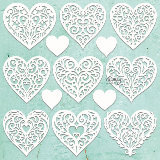 MINTAY CHIPPIES - DECOR - Hearts FILIGREE