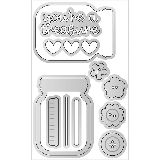 Doodlebug Doodle Cuts Dies You’re a Treasure Color Me Crafty