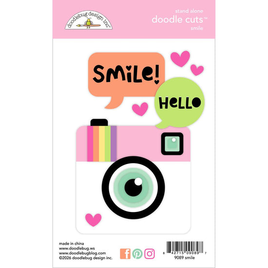 Doodlebug Doodle Cuts Dies Smile Color Me Crafty