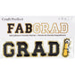 Chenille Self Adhesive Grad Patch Black