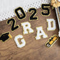 Chenille Self Adhesive Grad Patch Black 2025