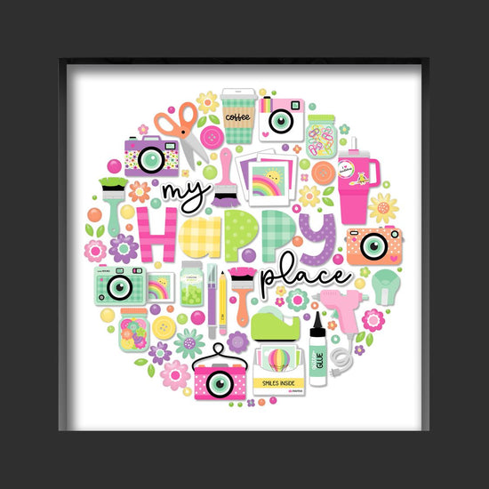 Doodlebug Design Shadow Box Insert Kit Color Me Crafty