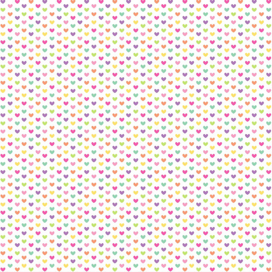 Doodlebug Printed Acetate 12"X12" Love to Craft Color Me Crafty