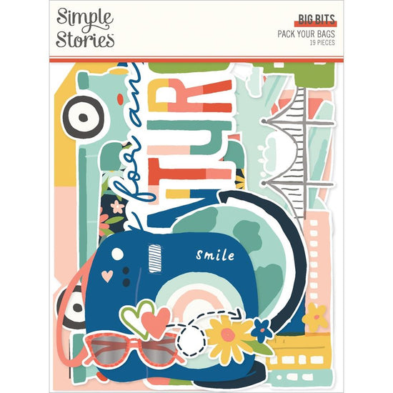 Pack Your Bags Bits & Pieces Die-Cuts 19/Pkg Big