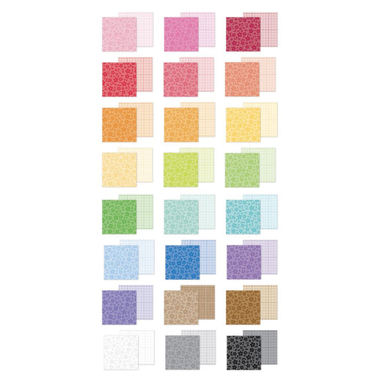 Doodlebug Double-Sided Paper Pad 6"X8" Floral Graph