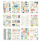 Simple Stories Sticker Book 12/Sheets Pack your Bags