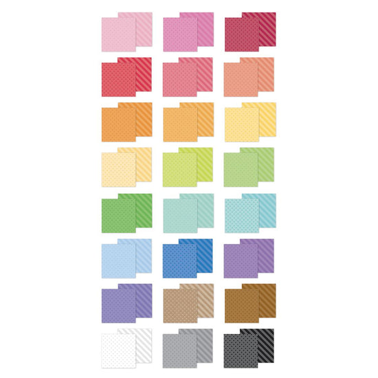 Doodlebug Double-Sided Paper Pad 6"X8" Dot Stripe