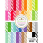 Doodlebug Double-Sided Paper Pad 6"X8" Candy Stripes- Sprinkles