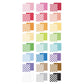 Doodlebug Double-Sided Paper Pad 6"X8" Candy Stripes- Sprinkles