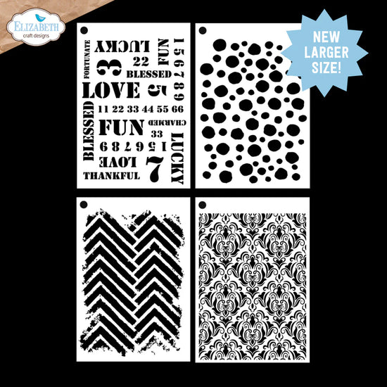 Elizabeth Crafts Journal Stencils 11