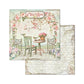 Stamperia Double-Sided Paper Pad 8"X8" 10/Pkg House Of Roses, 10 Designs/1 Each