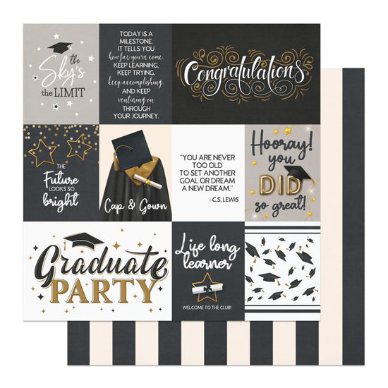 The Graduate Double-Sided Cardstock 12"X12" Graduation Party