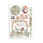 Stamperia A5 Washi Pad 8/Pkg House of Roses