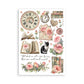 Stamperia A5 Washi Pad 8/Pkg House of Roses