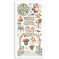 Stamperia Double-Sided Paper Cut-Outs 4/Pkg House of Roses