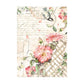 Stamperia Rice Paper Backgrounds A6 8/Pkg House of Roses Gazebo
