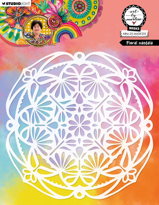 Art by Marlene Mask Floral Mandala Art by Marlene 1 Pieces